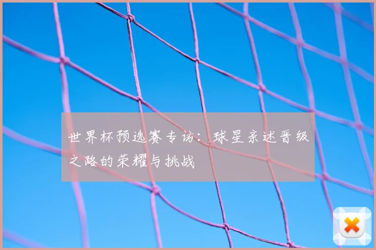 世界杯预选赛专访：球星亲述晋级之路的荣耀与挑战