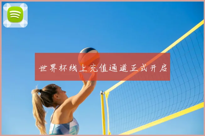 世界杯线上充值通道正式开启
